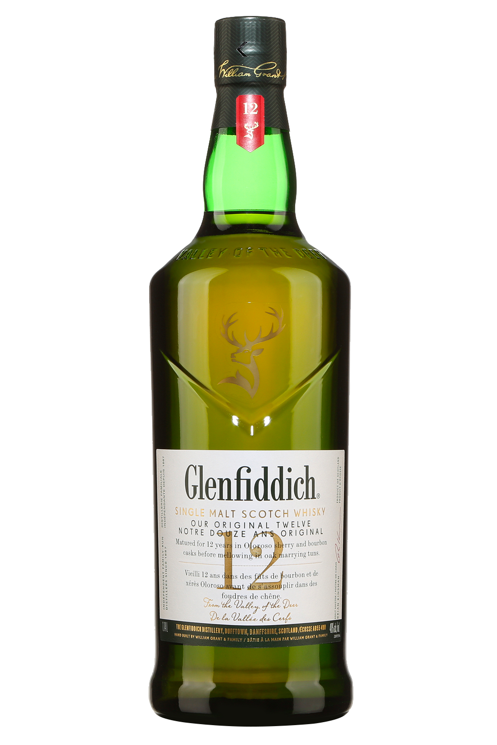 Glenfiddich 12 Years Old Highland Single Malt Scotch Whisky