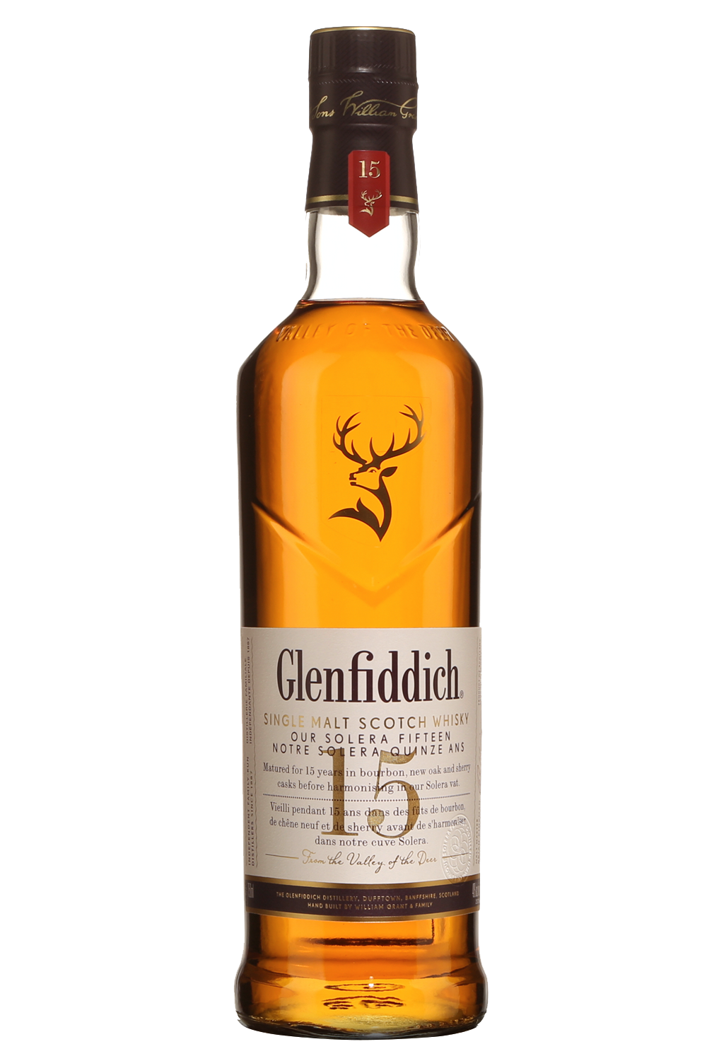 Glenfiddich 15 Ans Solera Single Malt Scotch