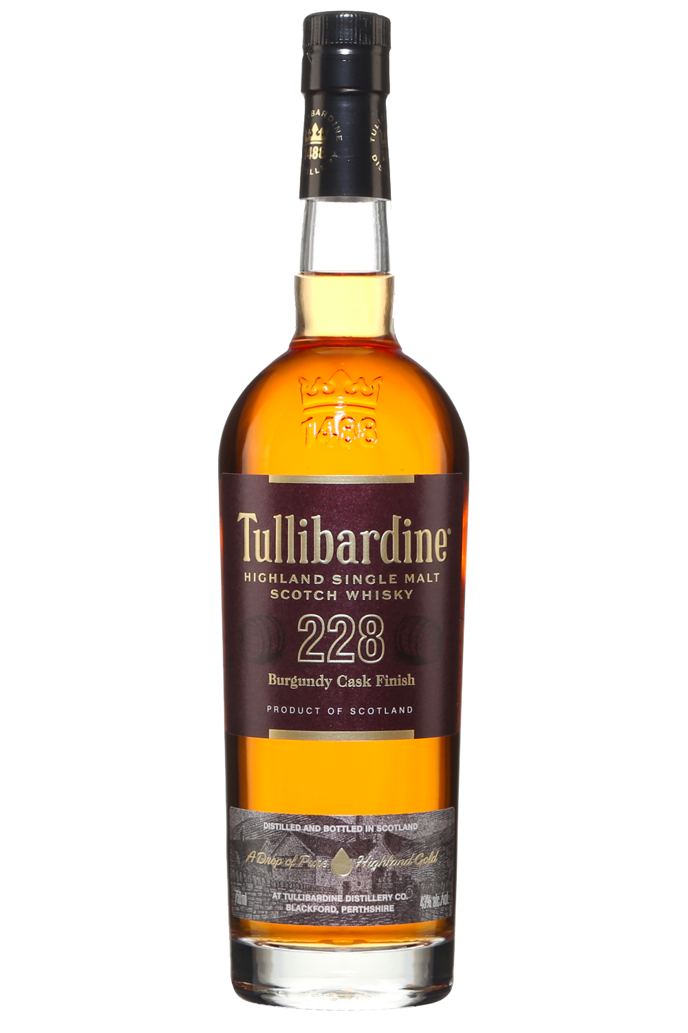 Tullibardine 228 Burgundy Finish Highland Single Malt