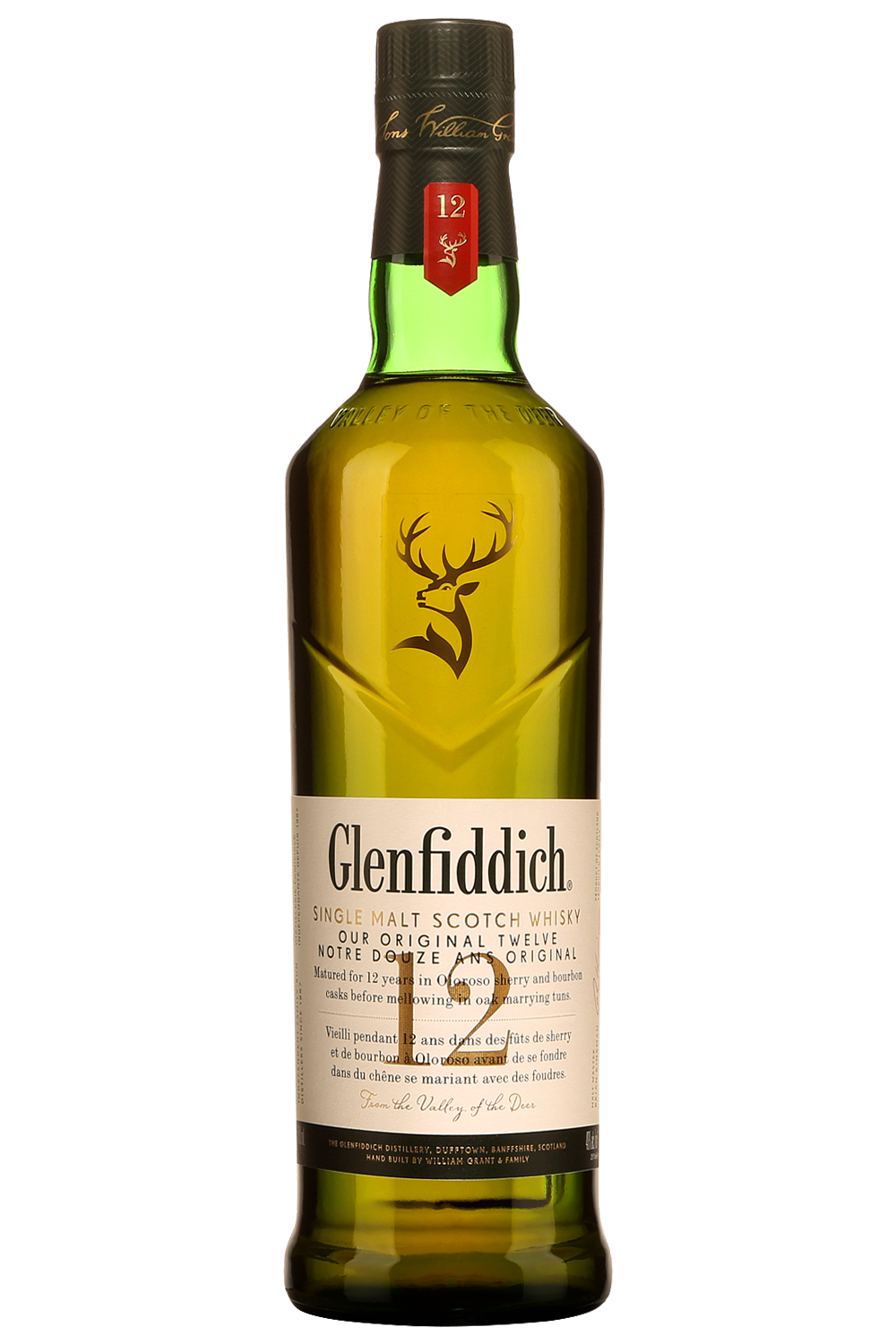 Glenfiddich 12 Years Old Highland Single Malt Scotch Whisky