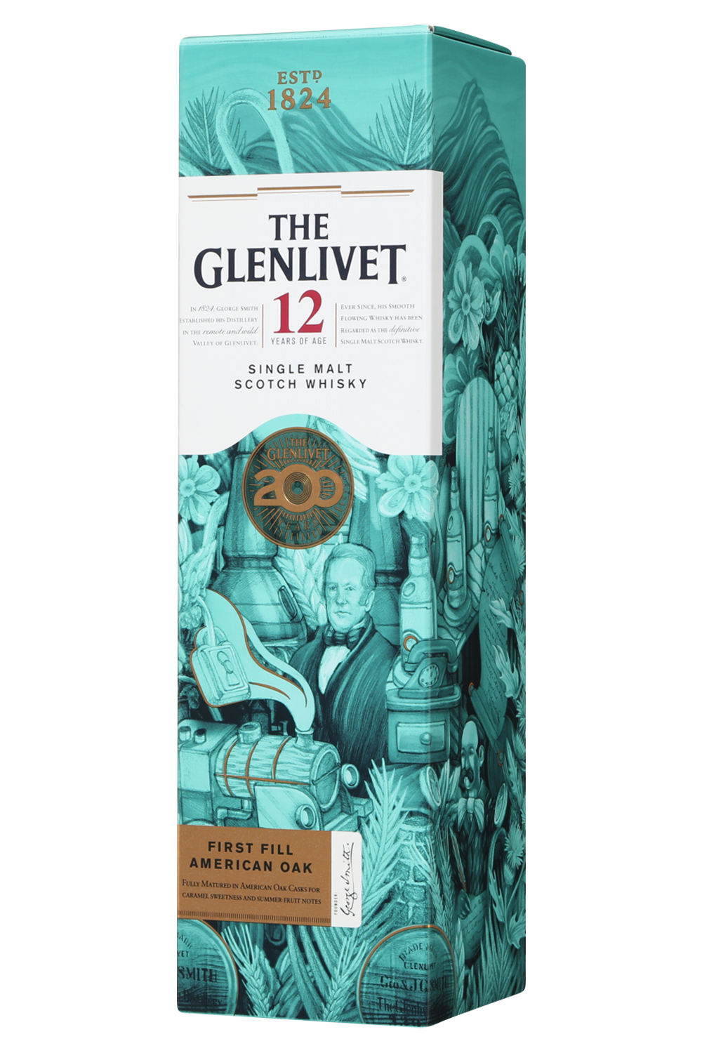 The Glenlivet 12 Years Old American Oak Cask Speyside Single Malt
