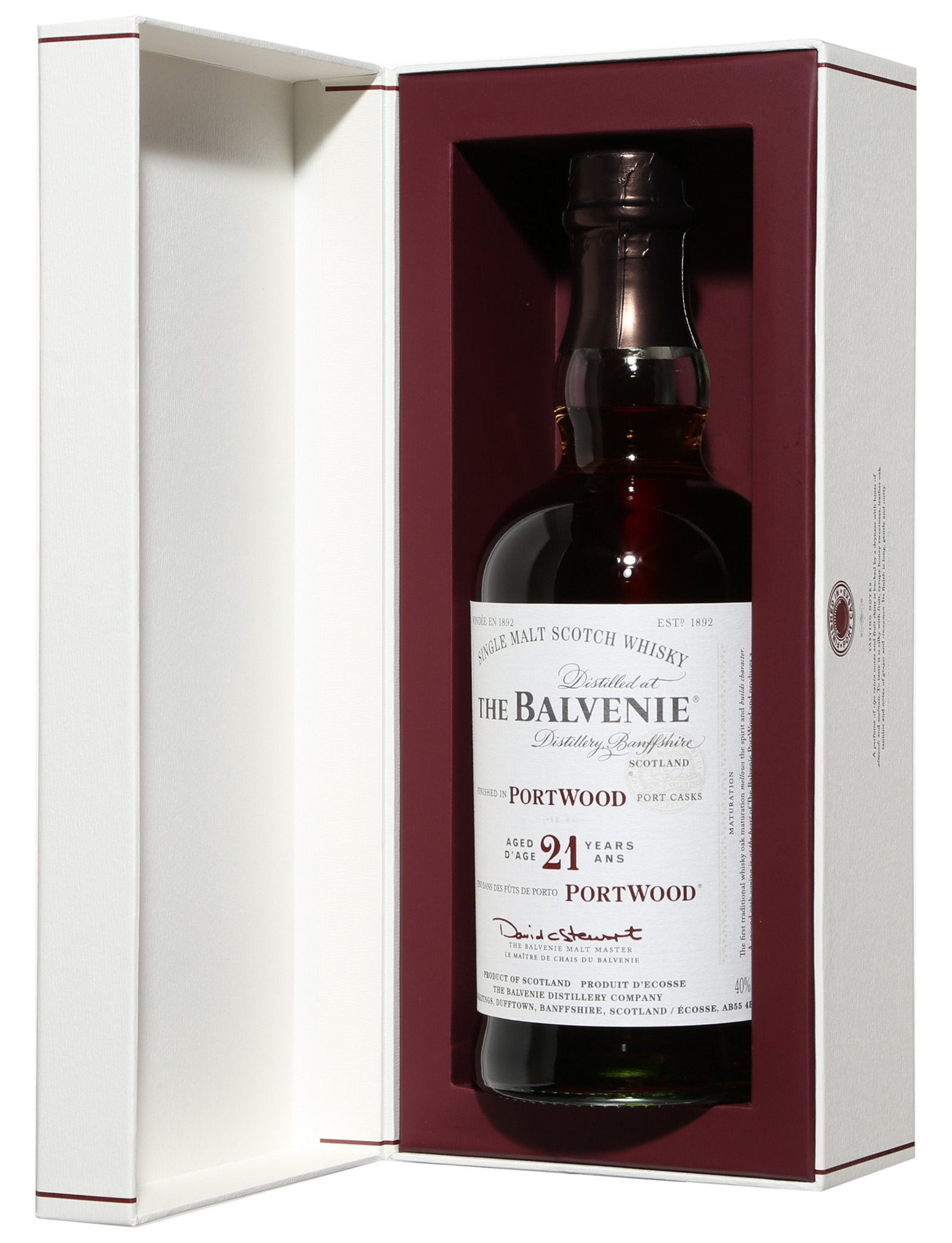The Balvenie 21 Portwood Single Malt Scotch